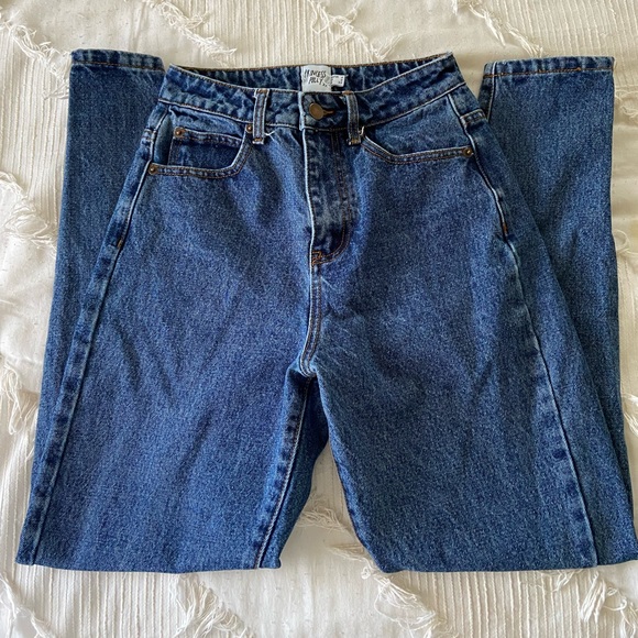 Princes Polly Tyler Mom Jean Dark Wash - Picture 1 of 5
